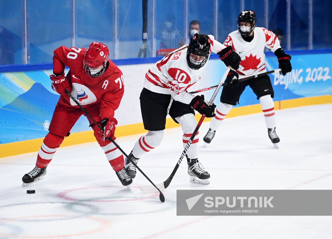 China Olympics 2022 Ice Hockey Women ROC - Canada