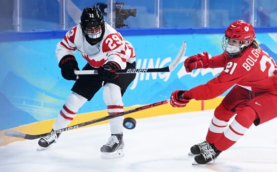 China Olympics 2022 Ice Hockey Women ROC - Canada