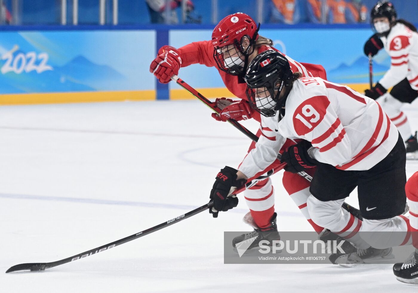 China Olympics 2022 Ice Hockey Women ROC - Canada