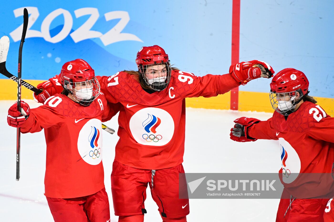 China Olympics 2022 Ice Hockey Women ROC - Canada