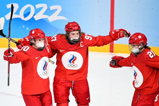 China Olympics 2022 Ice Hockey Women ROC - Canada