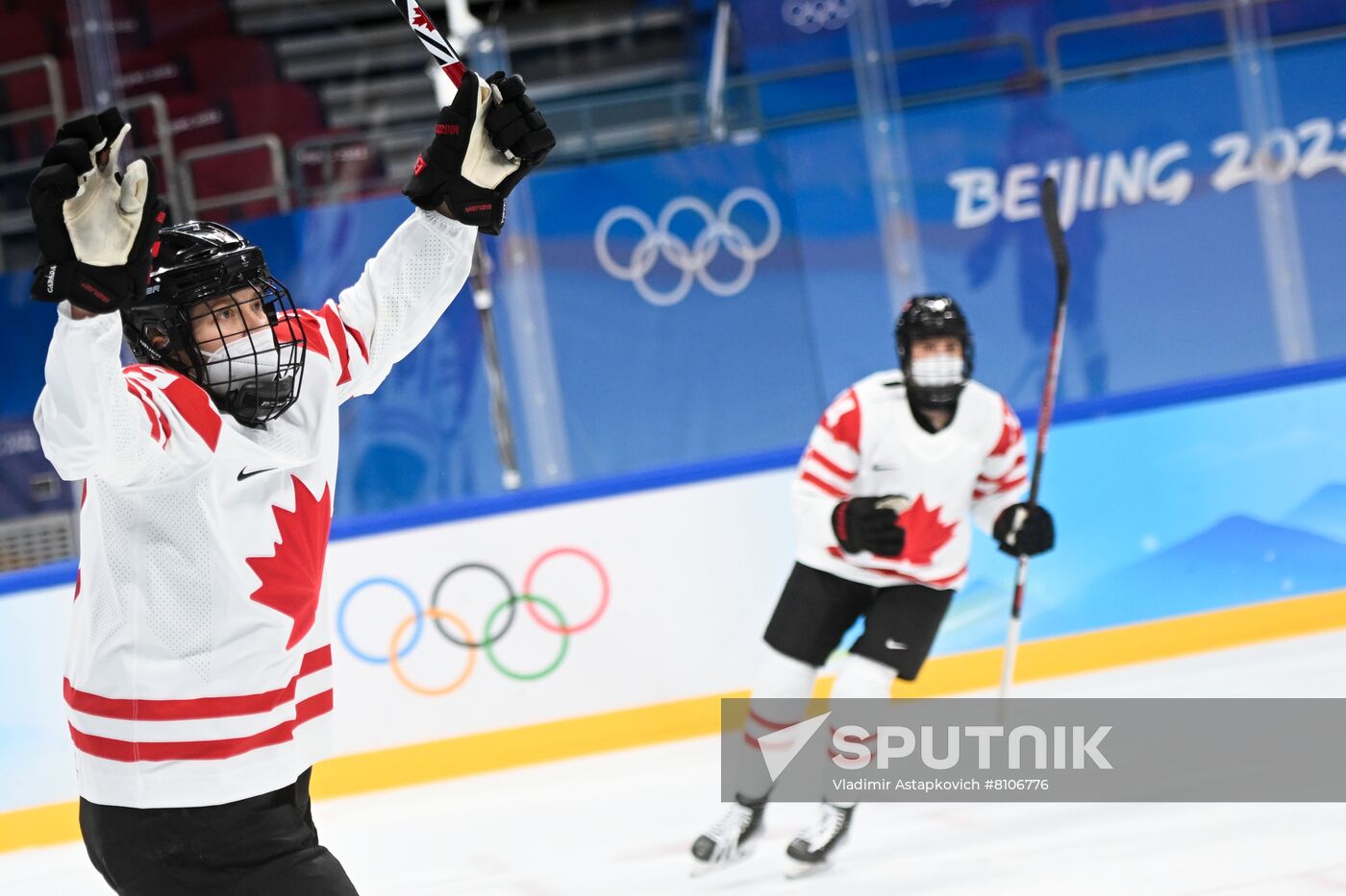 China Olympics 2022 Ice Hockey Women ROC - Canada