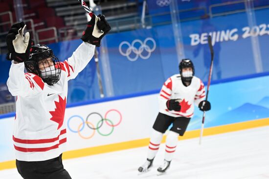 China Olympics 2022 Ice Hockey Women ROC - Canada