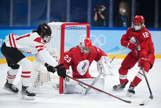 China Olympics 2022 Ice Hockey Women ROC - Canada