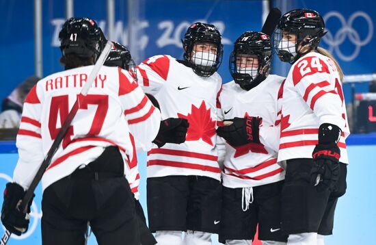 China Olympics 2022 Ice Hockey Women ROC - Canada