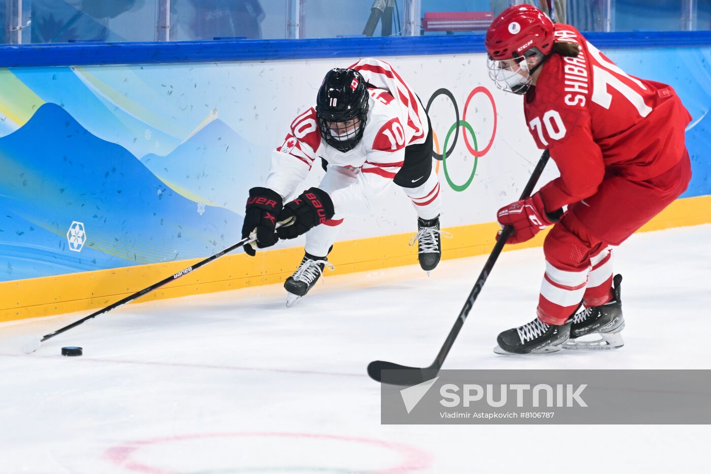 China Olympics 2022 Ice Hockey Women ROC - Canada