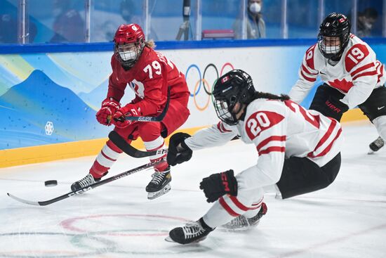 China Olympics 2022 Ice Hockey Women ROC - Canada