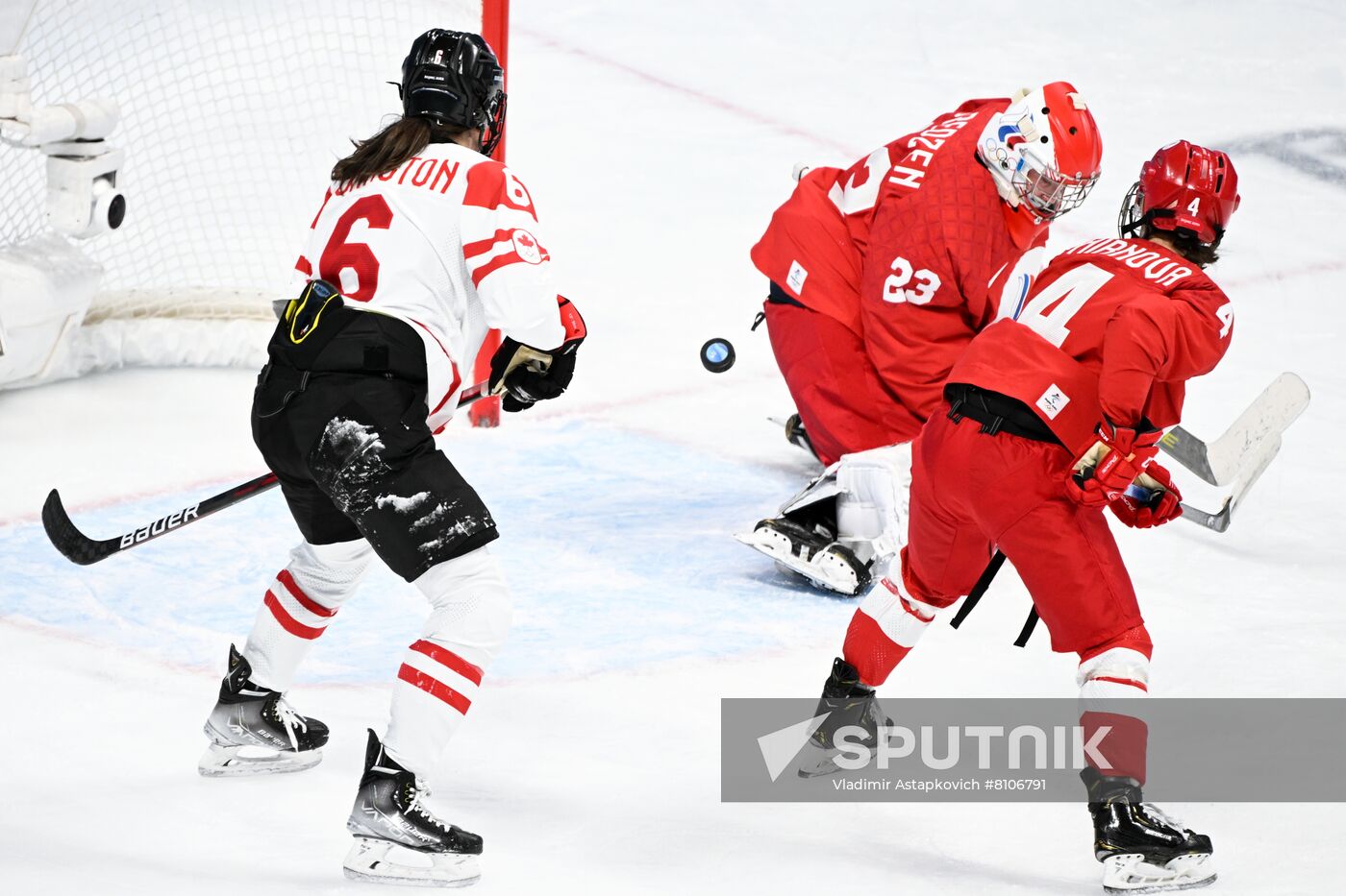 China Olympics 2022 Ice Hockey Women ROC - Canada