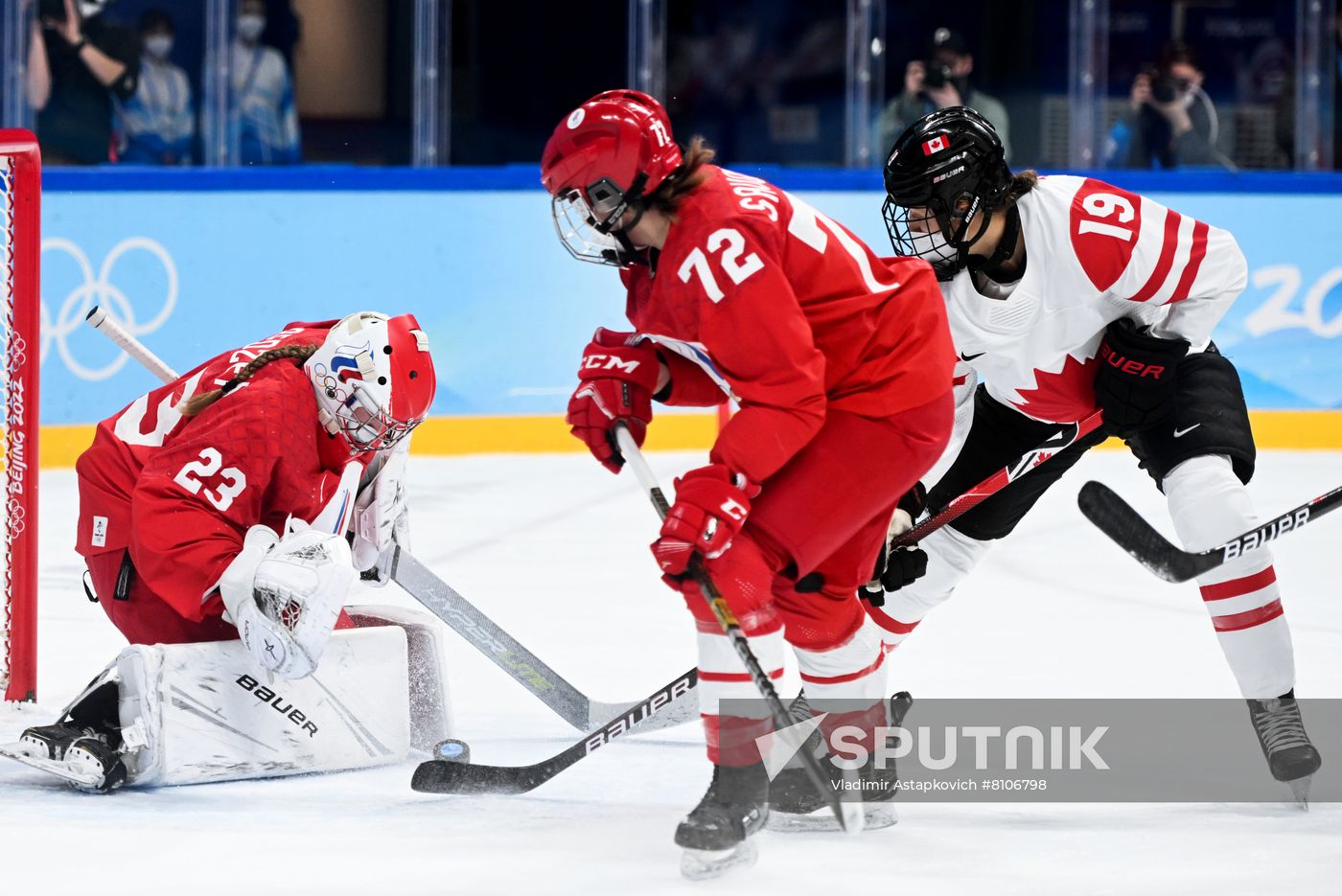 China Olympics 2022 Ice Hockey Women ROC - Canada