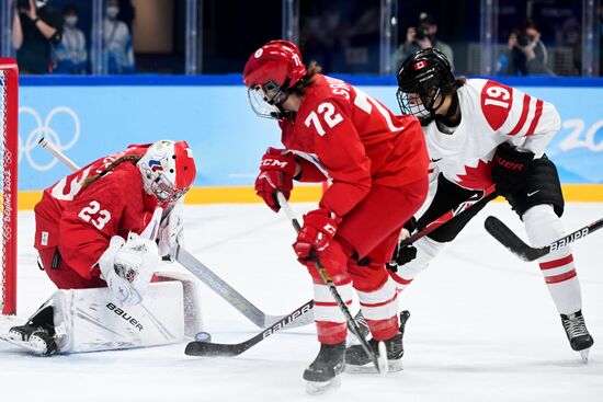 China Olympics 2022 Ice Hockey Women ROC - Canada