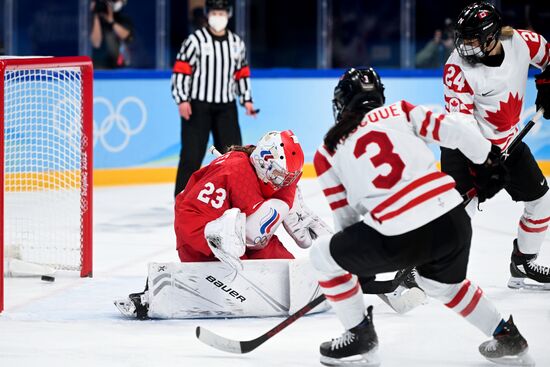 China Olympics 2022 Ice Hockey Women ROC - Canada