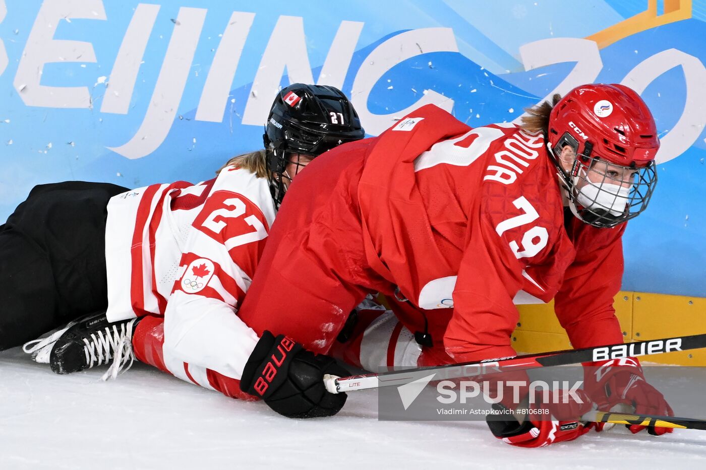 China Olympics 2022 Ice Hockey Women ROC - Canada