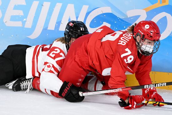 China Olympics 2022 Ice Hockey Women ROC - Canada