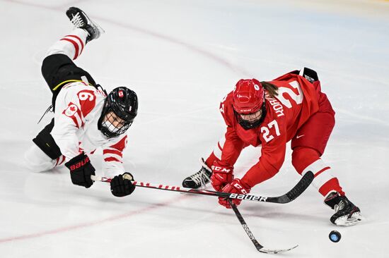 China Olympics 2022 Ice Hockey Women ROC - Canada