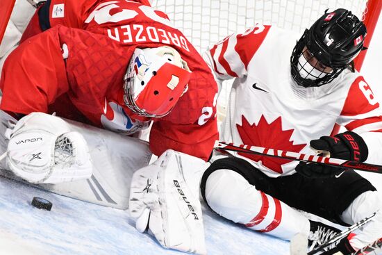 China Olympics 2022 Ice Hockey Women ROC - Canada