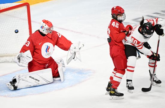 China Olympics 2022 Ice Hockey Women ROC - Canada