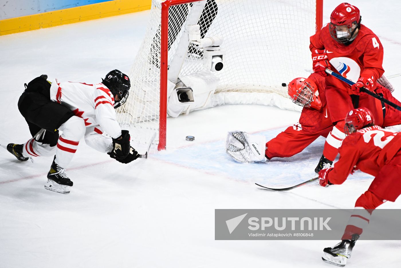 China Olympics 2022 Ice Hockey Women ROC - Canada