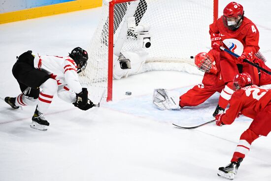China Olympics 2022 Ice Hockey Women ROC - Canada