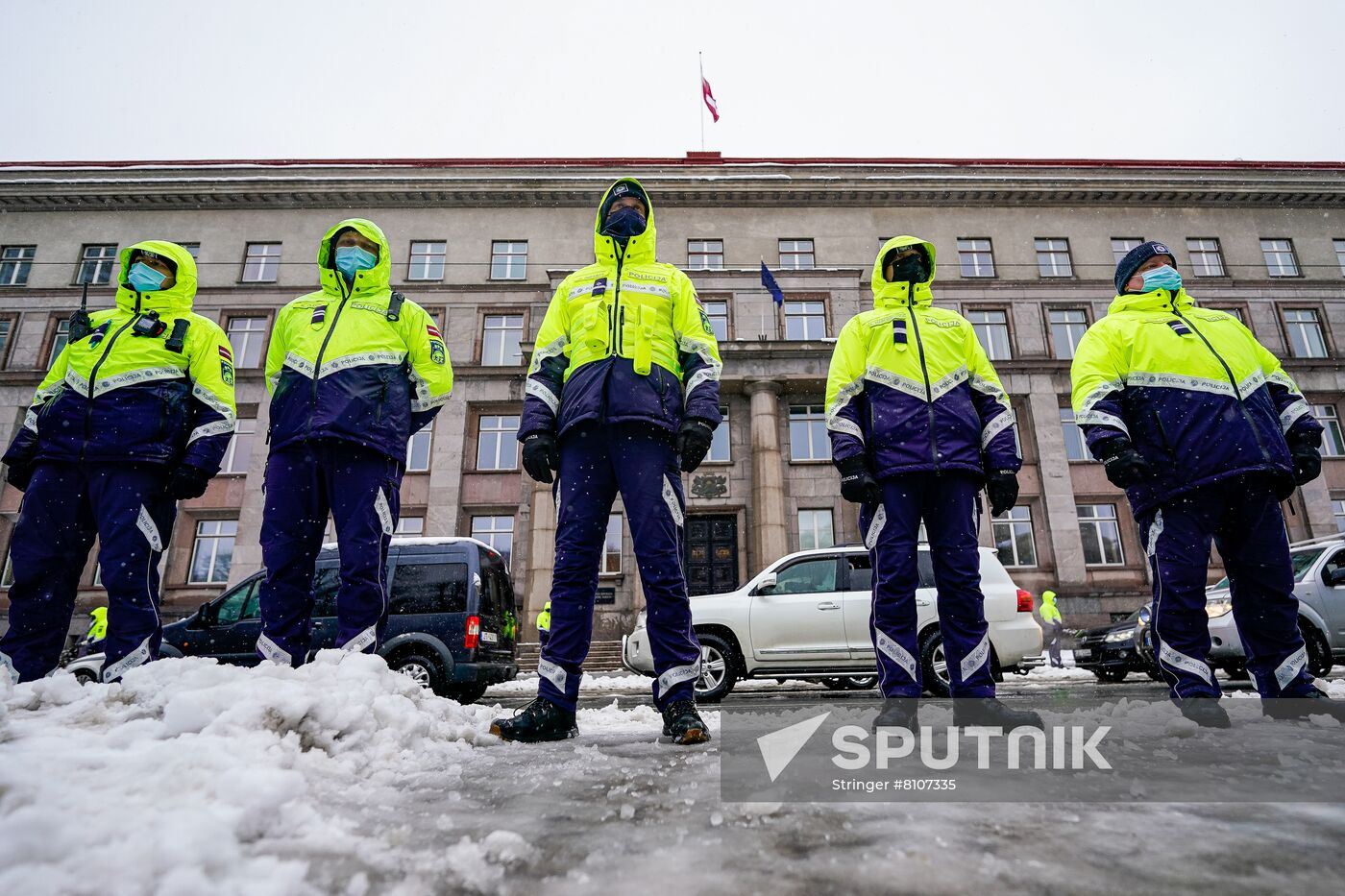 Latvia Coronavirus Restrictions Protests