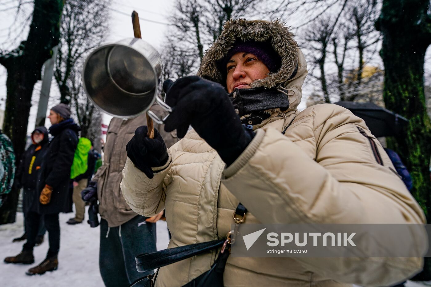 Latvia Coronavirus Restrictions Protests