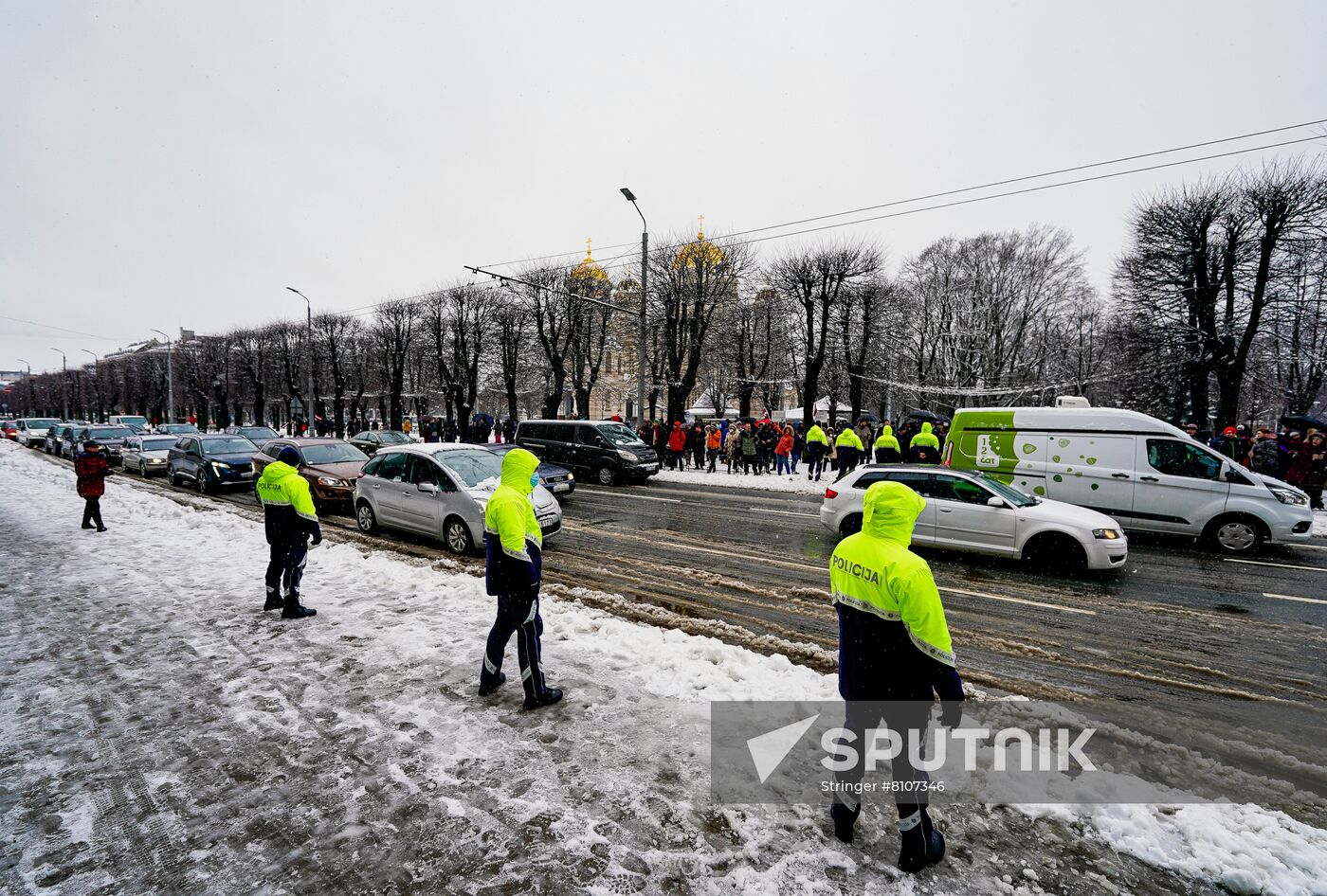 Latvia Coronavirus Restrictions Protests