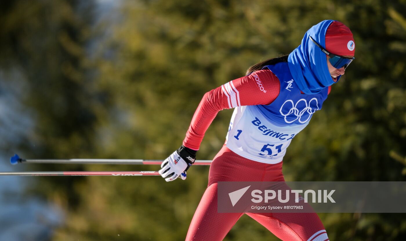 China Olympics 2022 Cross-Country Skiing Women