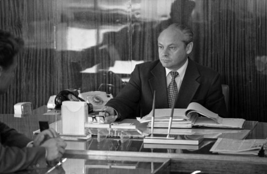 Lev Shapiro, First Secretary of CPSU Regional Committee of Jewish Autonomous Region