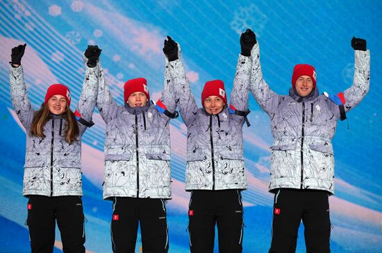 China Olympics 2022 Medal Ceremony