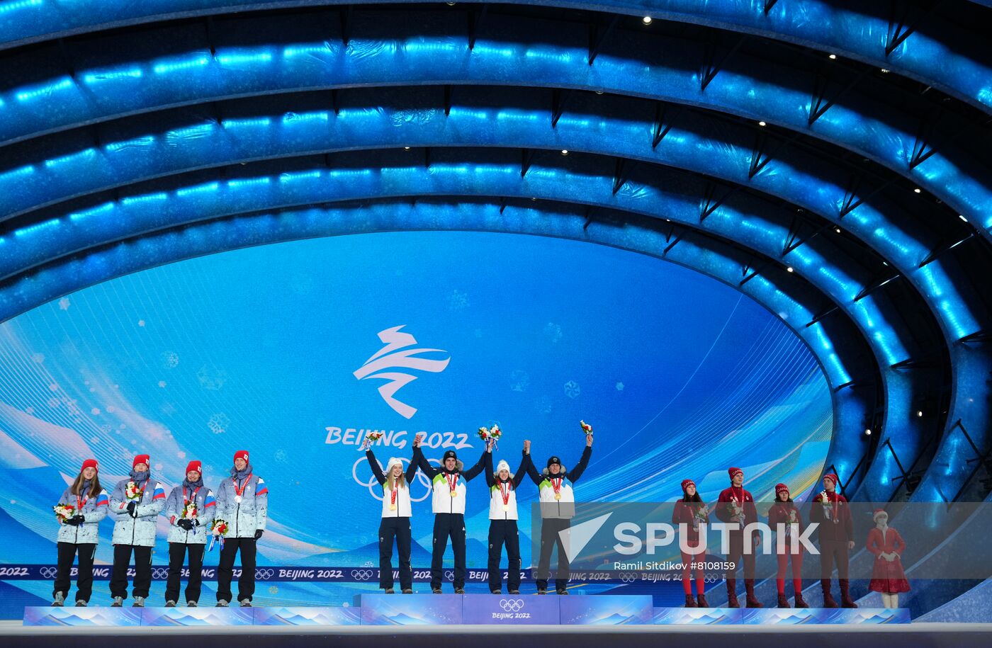 China Olympics 2022 Medal Ceremony