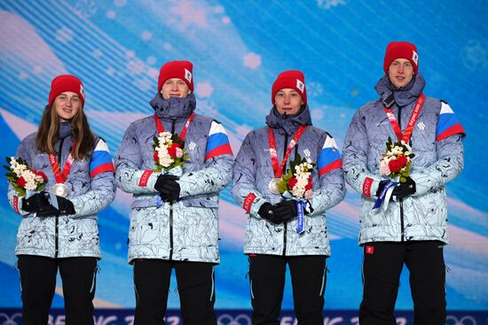 China Olympics 2022 Medal Ceremony