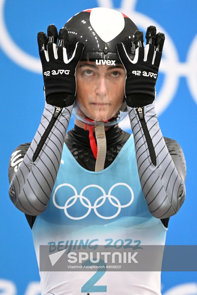 China Olympics 2022 Luge Women