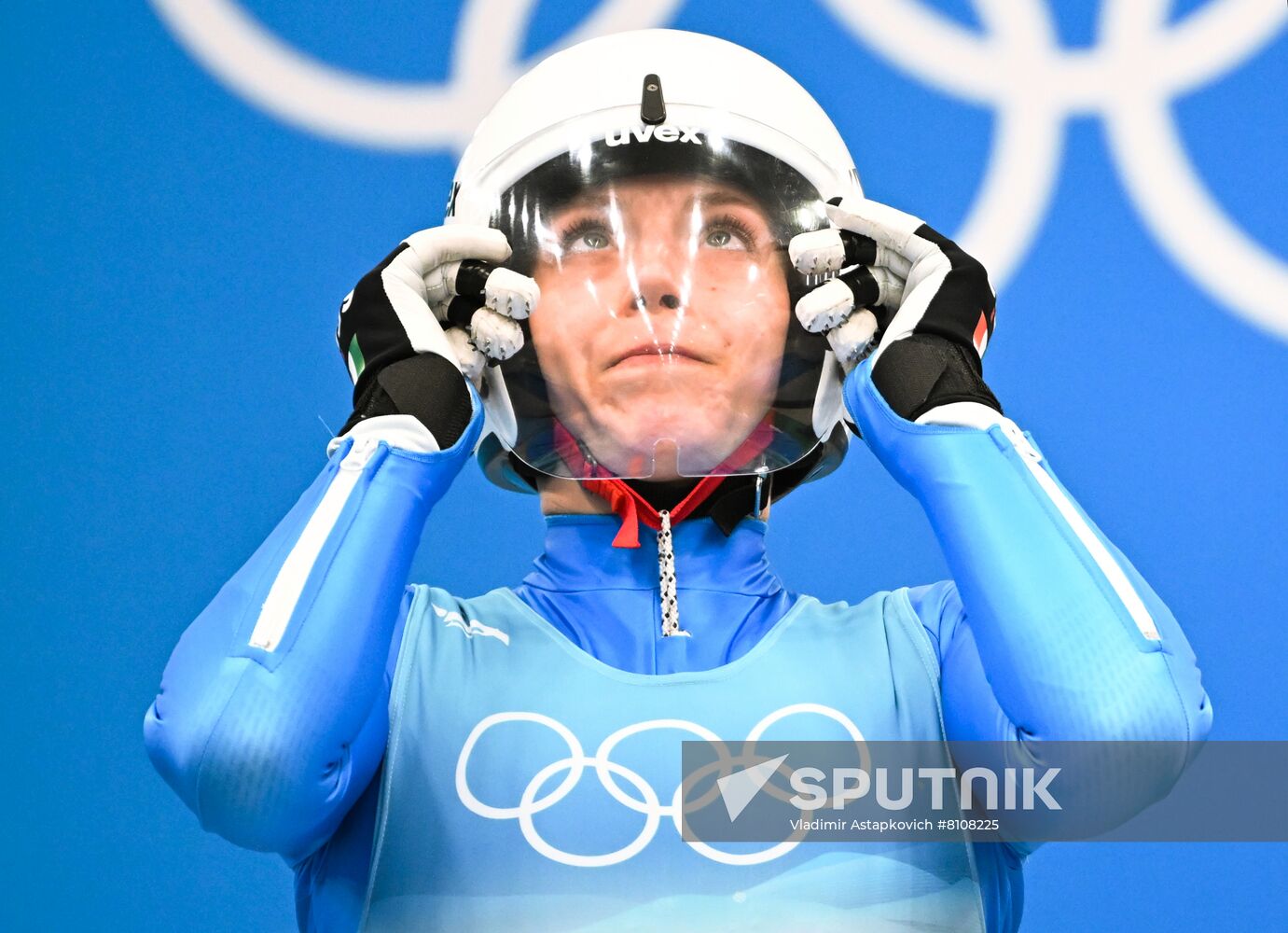 China Olympics 2022 Luge Women