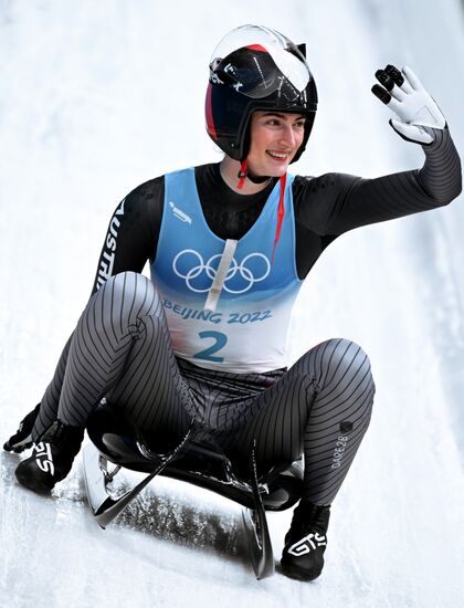 China Olympics 2022 Luge Women