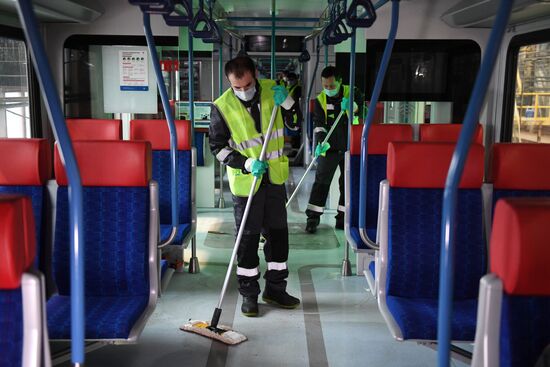 Russia Coronavirus Disinfection