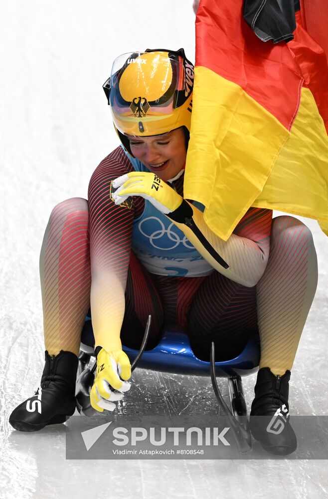 China Olympics 2022 Luge Women