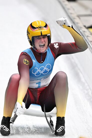 China Olympics 2022 Luge Women