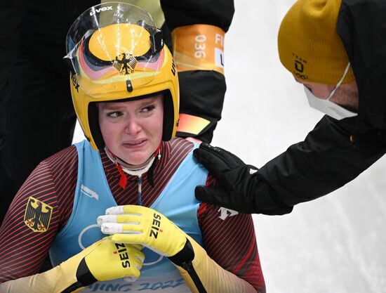 China Olympics 2022 Luge Women