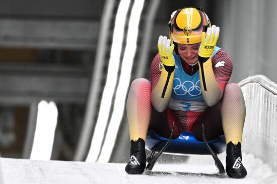 China Olympics 2022 Luge Women