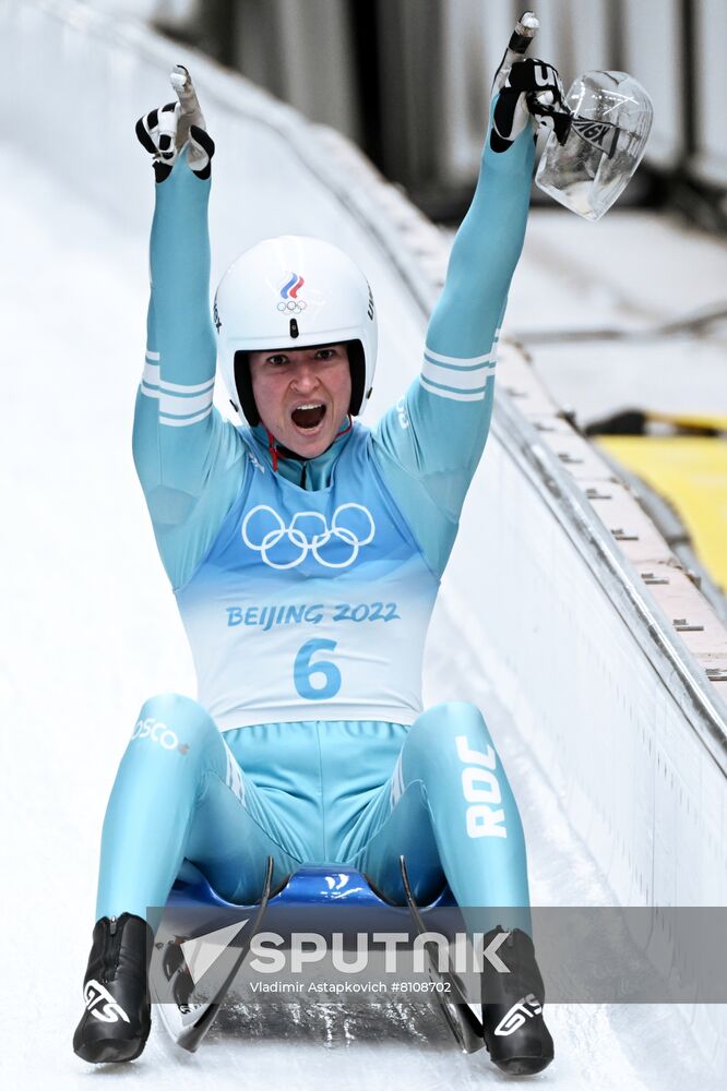 China Olympics 2022 Luge Women