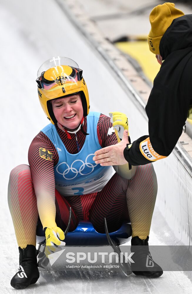 China Olympics 2022 Luge Women