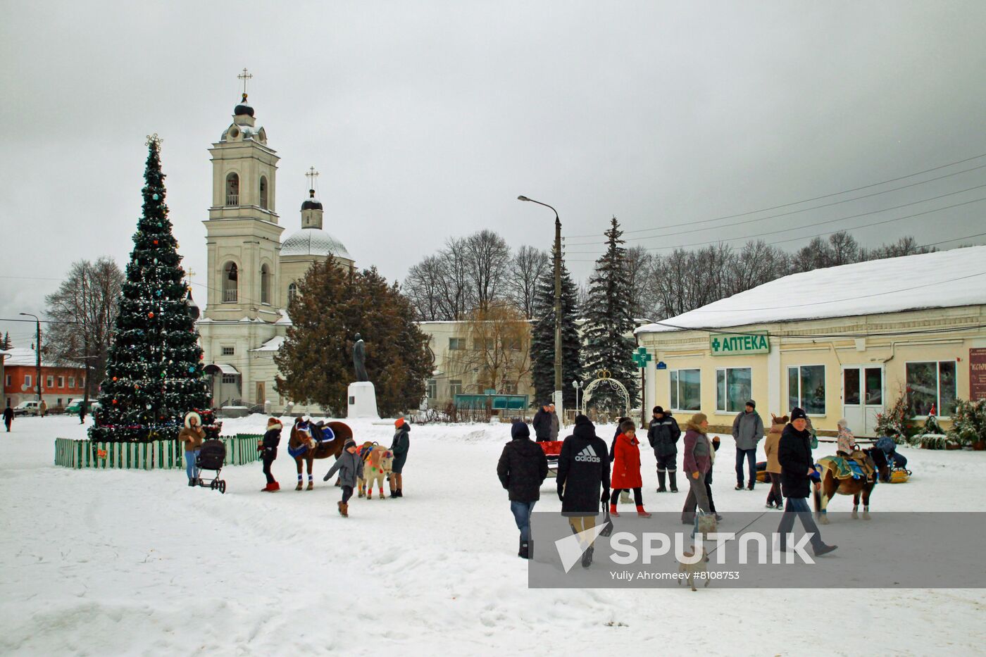 New Year celebrations in Tarusa