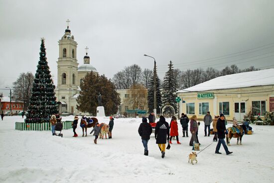 New Year celebrations in Tarusa
