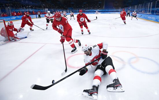 China Olympics 2022 Ice Hockey Men ROC - Switzerland