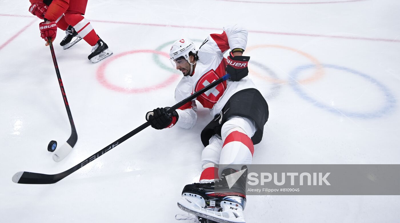 China Olympics 2022 Ice Hockey Men ROC - Switzerland