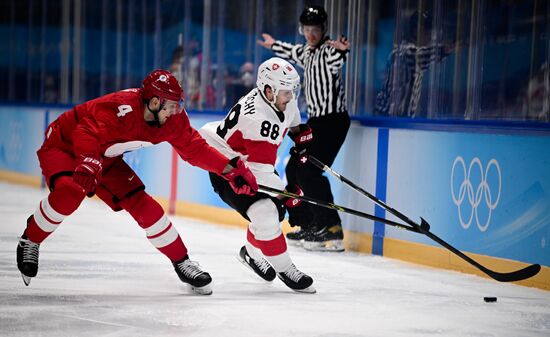 China Olympics 2022 Ice Hockey Men ROC - Switzerland