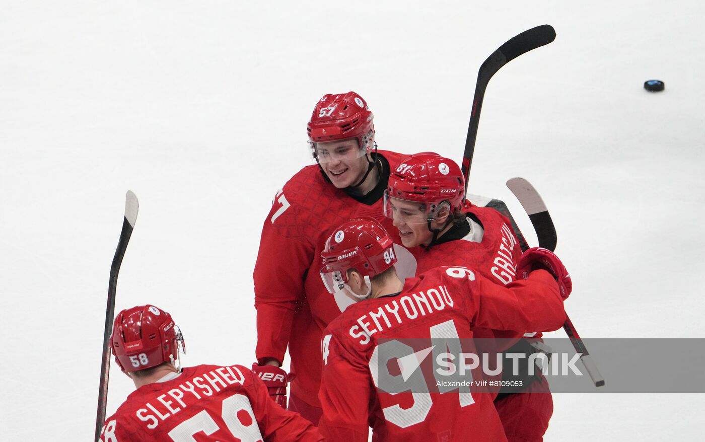 China Olympics 2022 Ice Hockey Men ROC - Switzerland