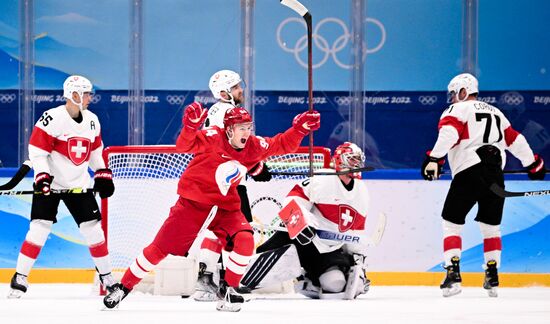 China Olympics 2022 Ice Hockey Men ROC - Switzerland