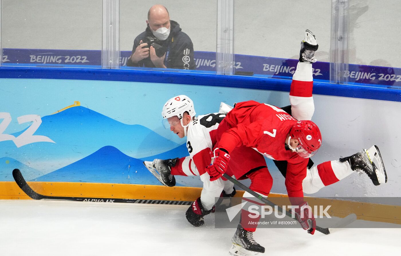 China Olympics 2022 Ice Hockey Men ROC - Switzerland