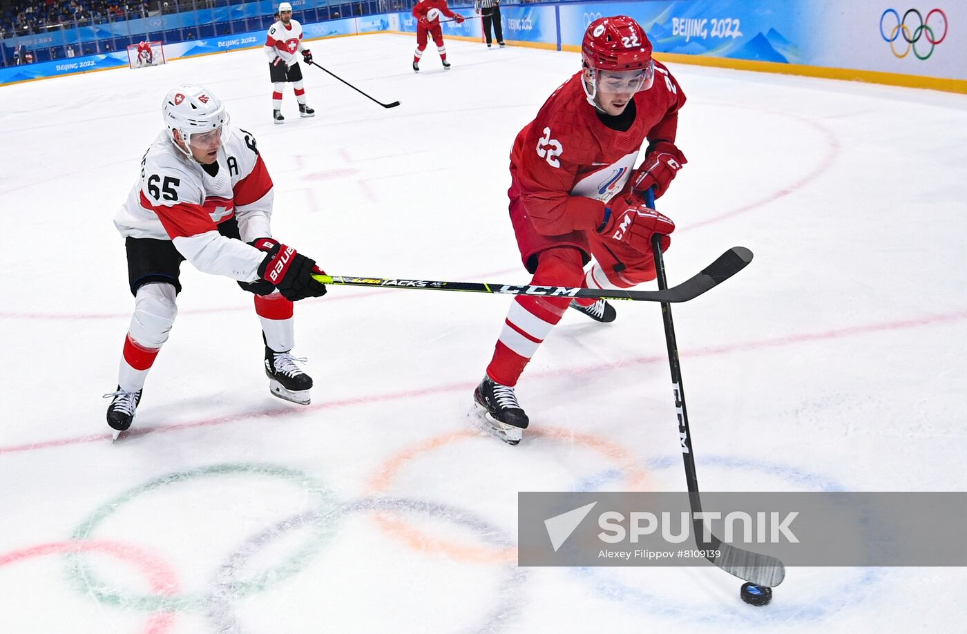 China Olympics 2022 Ice Hockey Men ROC - Switzerland