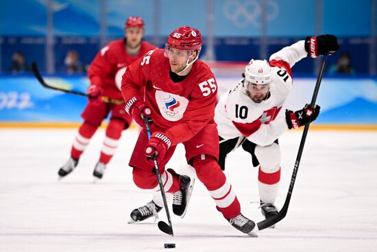 China Olympics 2022 Ice Hockey Men ROC - Switzerland